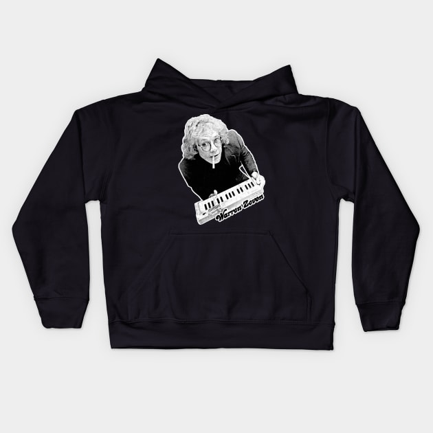 Warren Zevon / Retro Fan Design Kids Hoodie by DankFutura